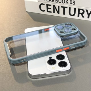 Adequado para Iphone 11 15 12 13 Pro Max Capa protetora antiimpressão digital transparente, com filme protetor de lente IPhone14Pro Plus Todos incluem protetor de câmera