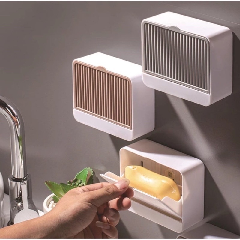 Porta Sabonete Saboneteira Dupla Com Adesivo Para Aderência - Envio Rápido