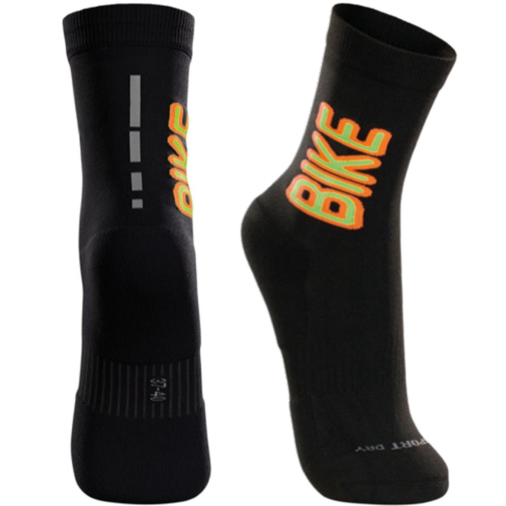 3 Pares Meia Ciclista Performance Cano Médio Poliamida Lupo 3370-001