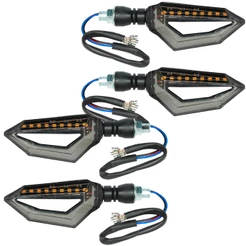 Kit 4 pisca led Vazado Universal CG125 CG150 Fan Titan CB300 XRE300 CBX250 Twister NXR125 NXR150 NXR160 Bros XRE190 YBR