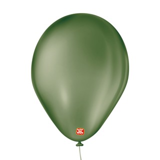 BALÕES SÃO ROQUE VERDE EUCALIPTO LISO 7 POLEGADAS PC 50 UNIDADES #135127