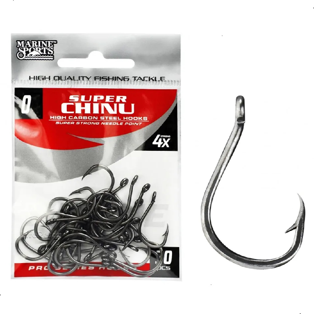 Kit 210pçs Anzol Super Chinu Strong Marine N°2 ao 10 Black · foto 2