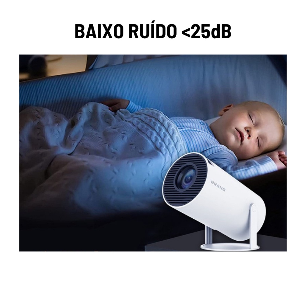 Projetor 4K HD 150 Polegadas Celular Wifi e Bluetooth HY300 Magcubic 110/220 | Envio Imediato