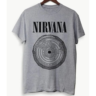 camisa Nirvana Camiseta Básica Masculina e Feminina Malha Algodão 30.1 T-shirt Unissex Banda Rock Banda Logo Nirvana em Oferta na Shopee