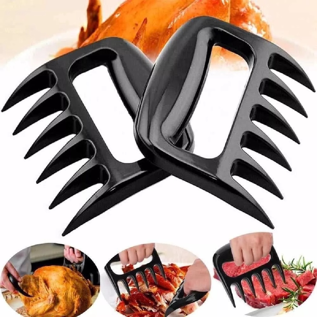 20 Garfo Desfiador Garra De Urso Para Churrasco Profissional