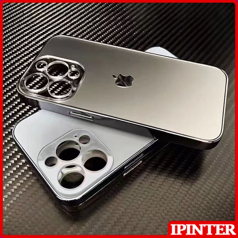 Novo Anti-Impressão Digital AG Fosco Acrílico Premium Caso Para iPhone Air 17 16 15 14 13 12 11 Pro Max em Oferta na Shopee