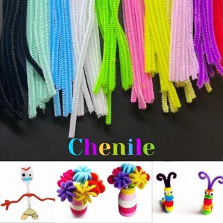 100 Haste de Chenille Fios Artesanato 30cm em Oferta na Shopee