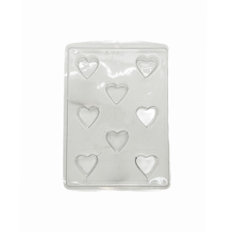 Forma de Acetato Coração - Ref: 246A - 1 unidade - Rizzo em Oferta na Shopee