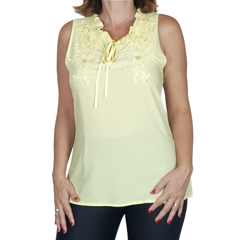 Blusa Feminina Evangélica Social Elegante Viscose com Laço e Pérolas