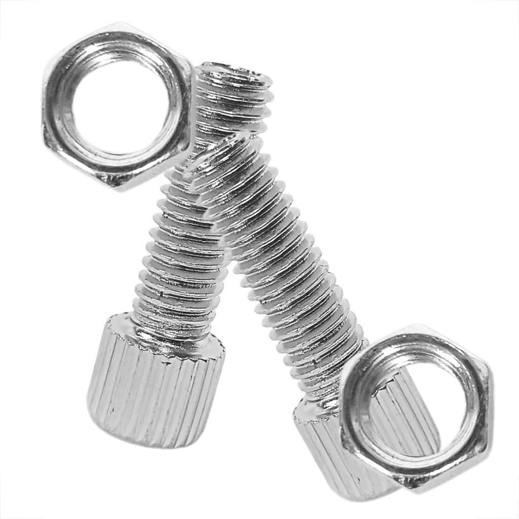 Par Parafuso Regulador De Freio Bike M6 Sem Base Side Pull Manete