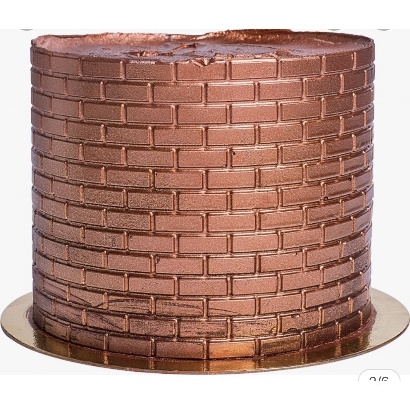 1~5   Placa De Textura Para Bolo Tijolinho   ( Porto Formas )  ( P803) em Oferta na Shopee