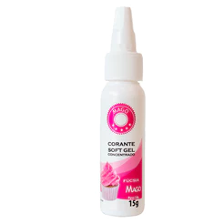 Corante SoftGel Fucsia - 15g - 1 unidade - Mago - Rizzo