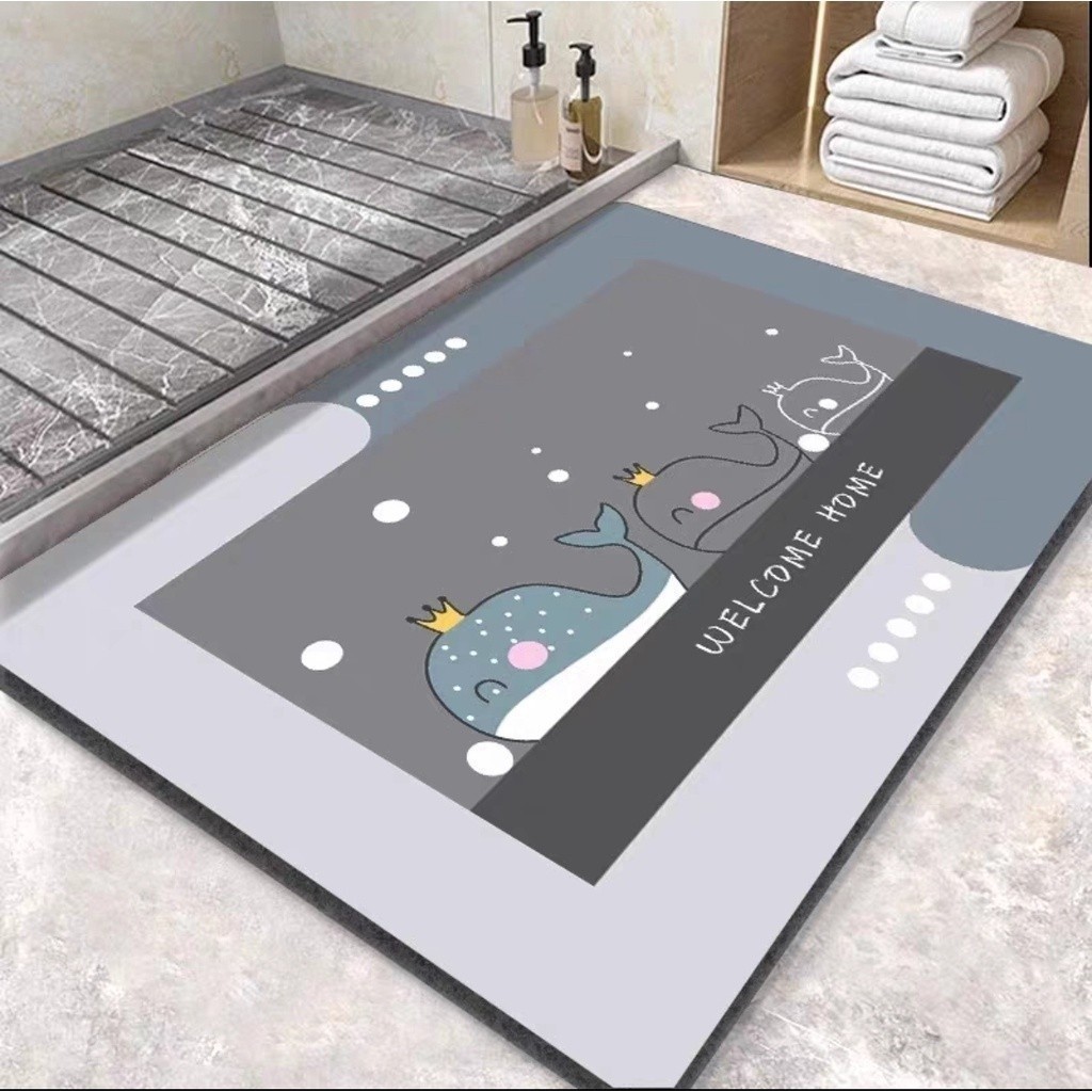 Tapete Hiper Absorvente Antiderrapante de Secagem Rápida em Oferta na Shopee