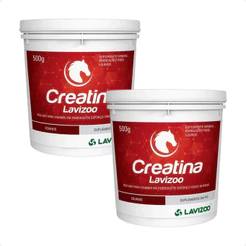 Kit 2 Creatina Lavizoo Suplemento para Equinos - 500 g