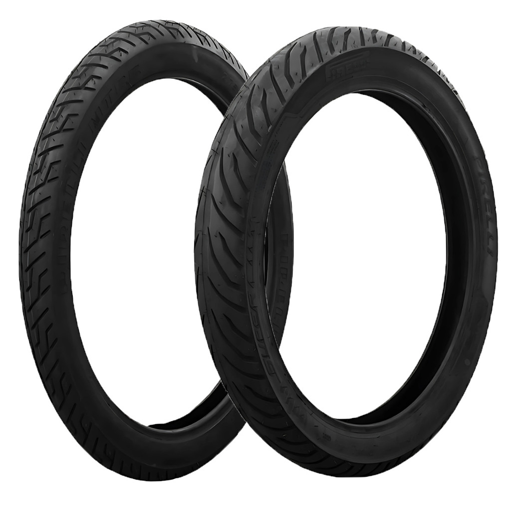 Kit Pneu Factor 150/ Fazer 150 275-18 (80-100-18) + 90-90-18 Sem Camara Super City Pirelli