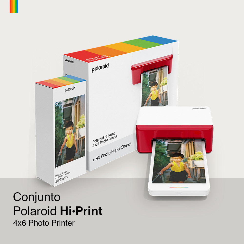 Impressora Para Foto Instantânea Polaroid Hi-Print 4x6 Fotos De Alta Qualidade Instantânea...