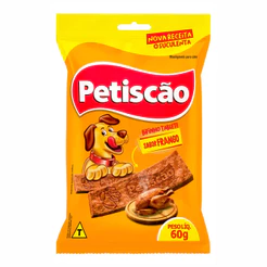 Bifinho Mastigável Petiscão Tablete Para Cães Frango 60g