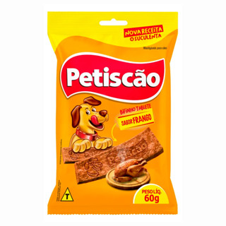 Bifinho Mastigável Petiscão Tablete Para Cães Frango 60g em Oferta na Shopee