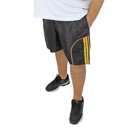 Kit 5 Bermuda Pluz Size Tactel Cos de Elastico Masculina Tamanho G1 G2 G3 G4 Academia Treino Praia