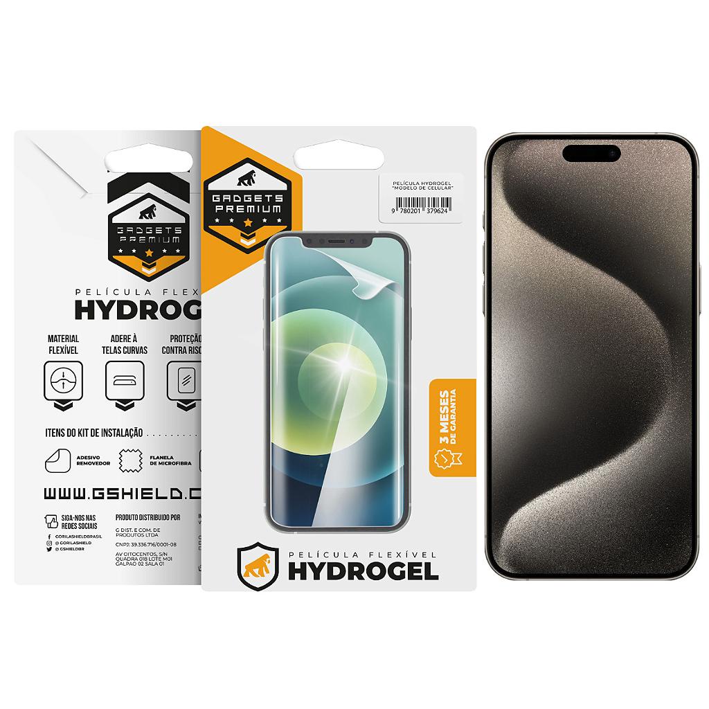 Película para iPhone 15 Pro - Hydrogel HD - Gshield em Oferta na Shopee