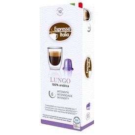Cápsulas De Café Espresso Italia Para Nespresso Sabor Lungo c/ 10 Capsulas