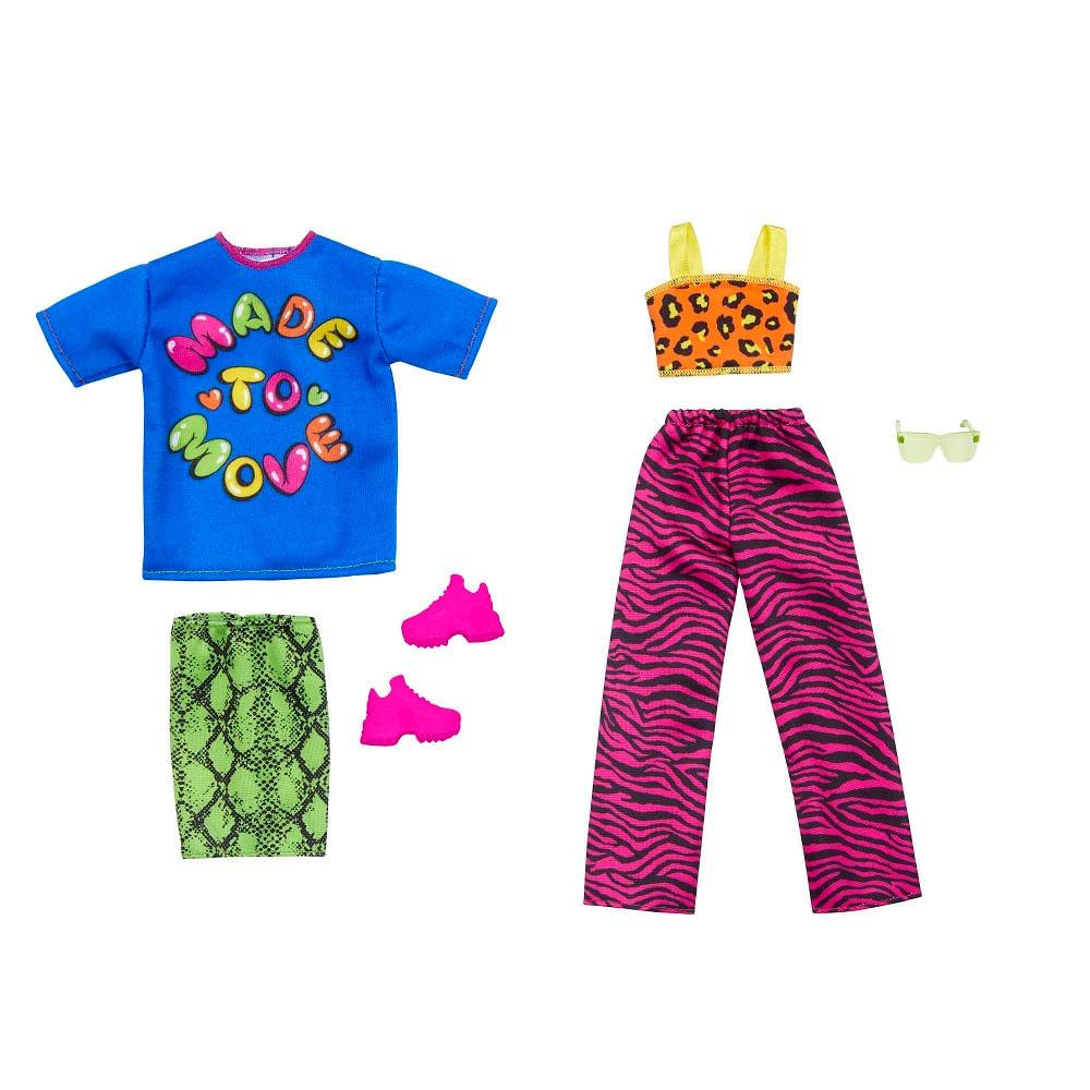 Barbie Fashion & Beauty Acessórios Estampa de Animal - Mattel - Mom & Baby