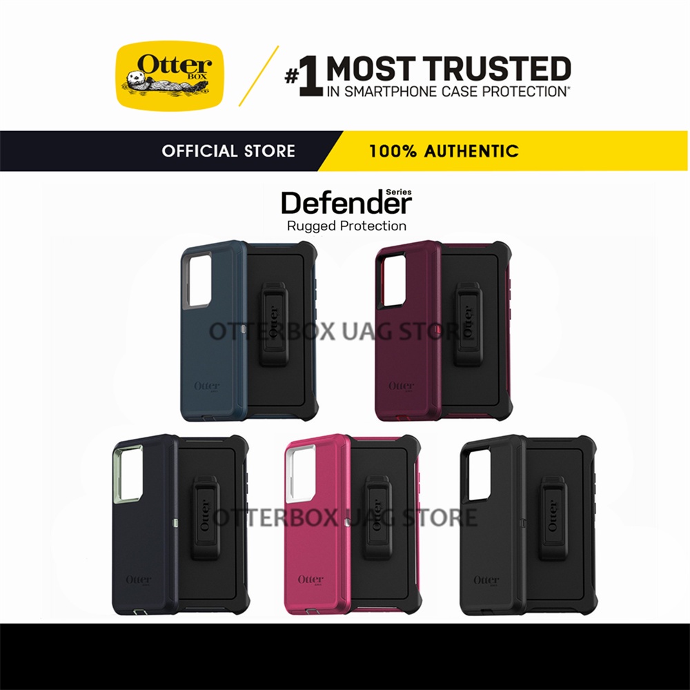 OtterBox Samsung Galaxy S20 Ultra / Galaxy S20 Plus / Galaxy S20 / Galaxy S10 Plus / Galaxy S10e / Galaxy S10 / Galaxy S9 Plus / Galaxy S9 / Galaxy S8 Plus / Galaxy S8 ​Capa Série Defender | Autêntico Original