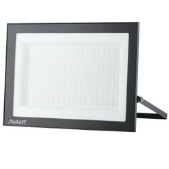 Refletor Led Slim 300w Luz Branco Frio 6500k Bivolt Iluminação Externa Avant