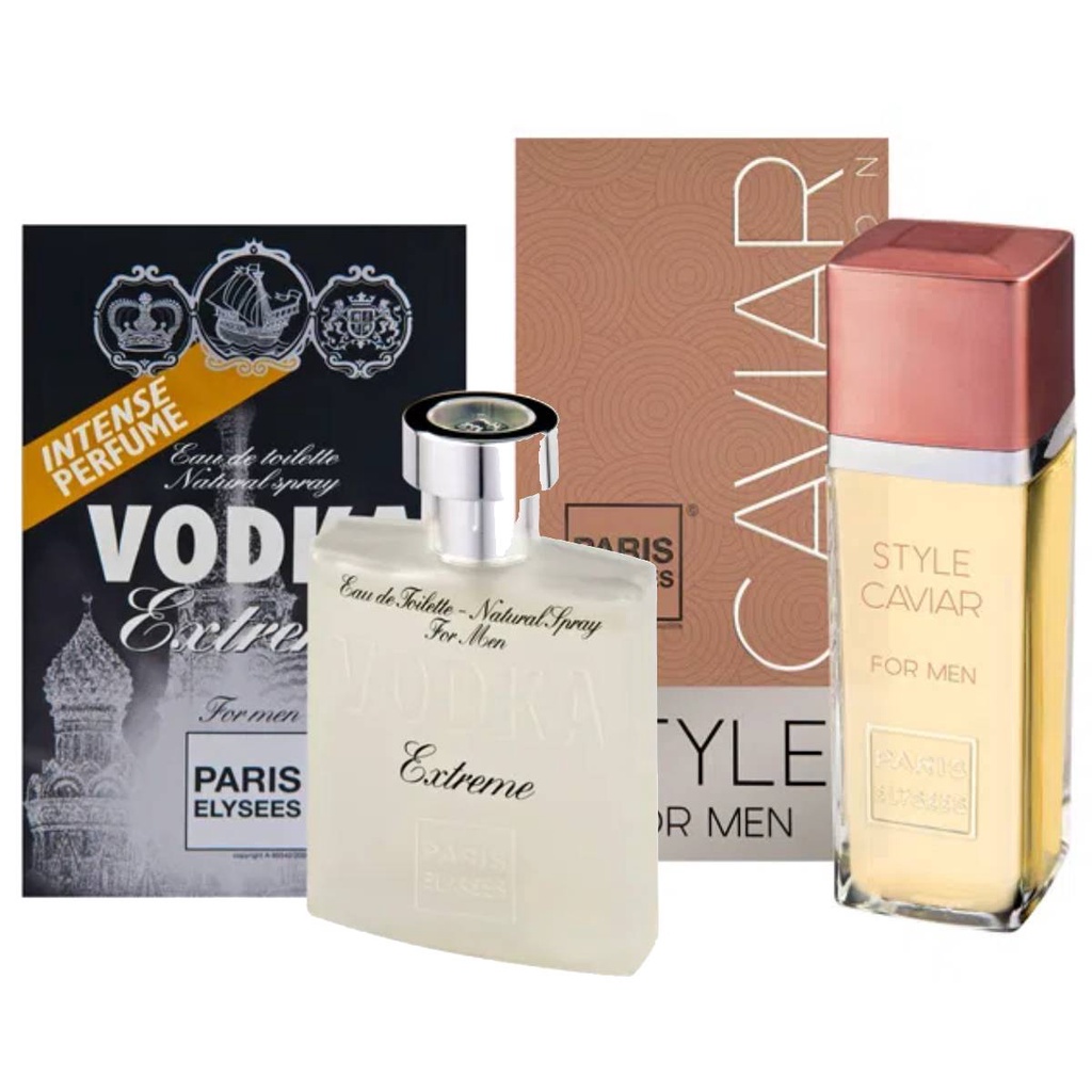 Kit Style Caviar e Vodka Extreme - Paris Elysees