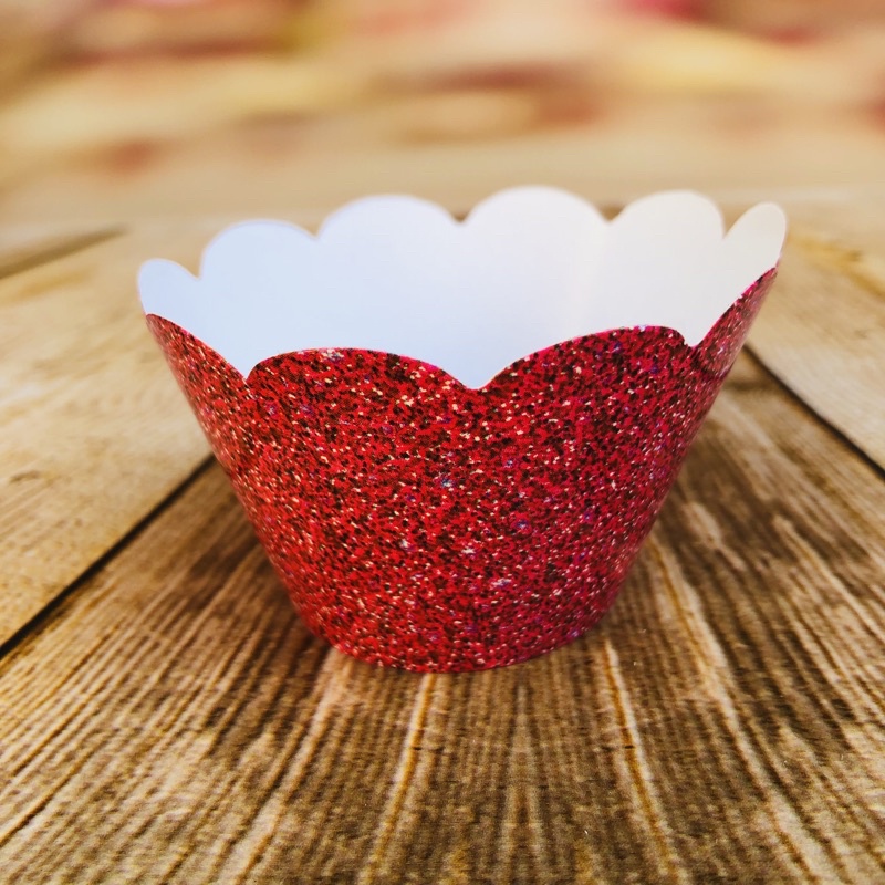 KIT Saia Para Cupcake Imitação Glitter Pink  12.59  ( Nc Toys Cupcake )