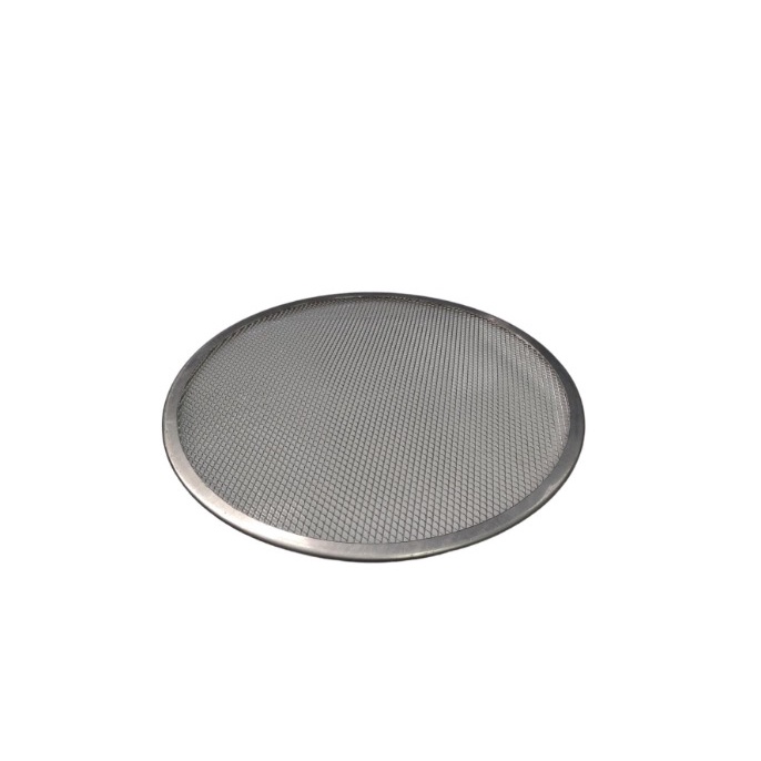 TELA PARA PIZZA REDONDA 25CM EM  ALUMINIO TE-03 TELA DE PIZZA
