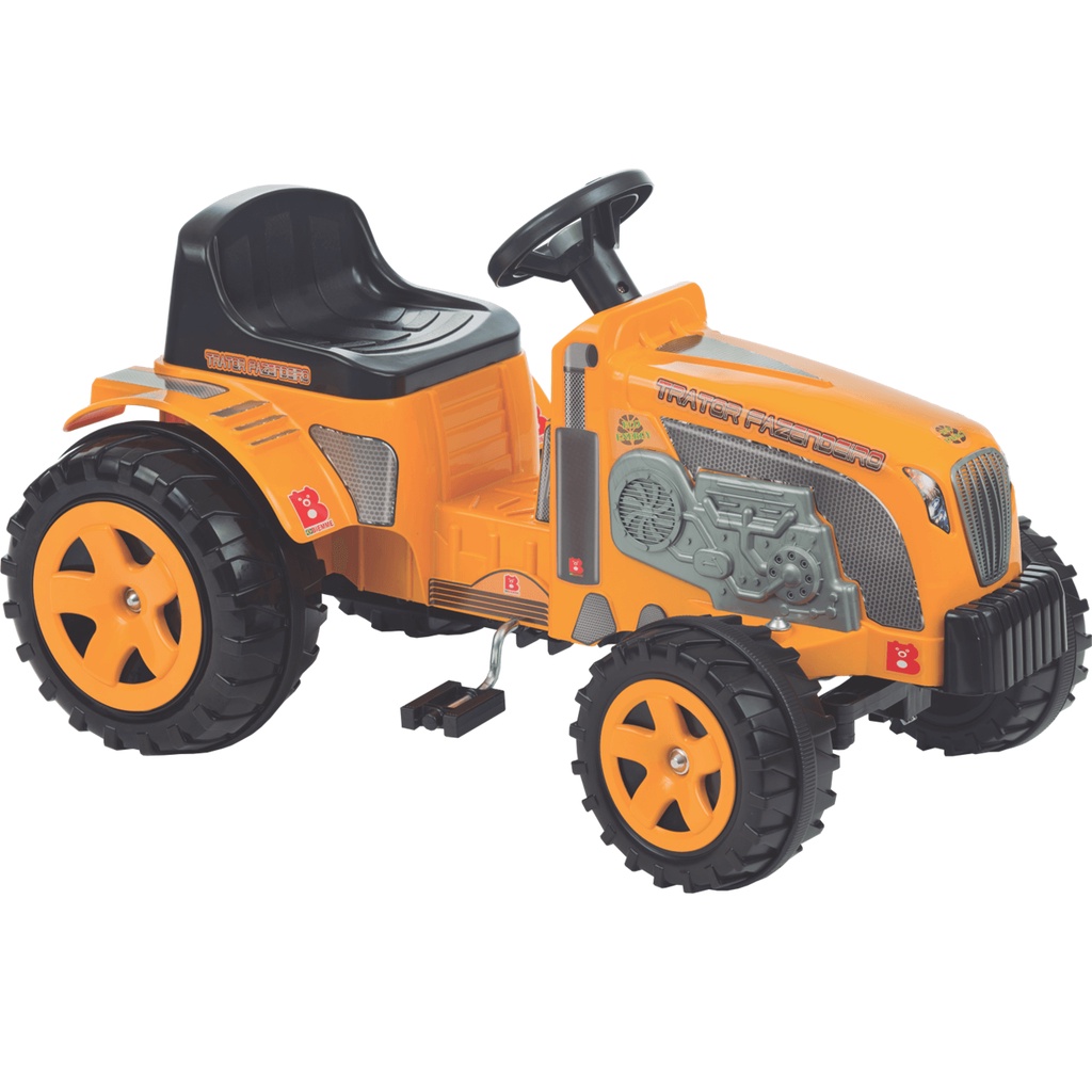 Trator Pedal Fazendeiro Amarelo Biemme em Oferta na Shopee