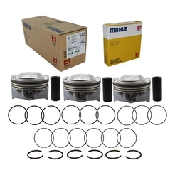 Kit Pistão E Anel 0,50 Ká 1.0 12v 3 Cilindros Metal Leve