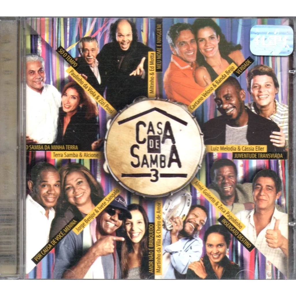 Cd Casa De Samba 3 Chico César - Arlindo Cruz - Os Morenos