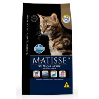 Ração Farmina Matisse para Gatos Adultos Sabor Salmão e Arroz - 7,5KG