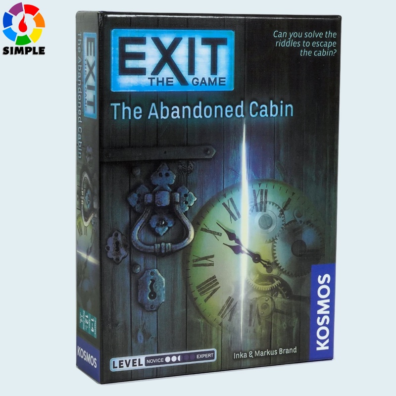 Exit: The Abandoned Cabin | Exit: The Game - A Kosmos Game |Family-Friendly, Card-Based at-Home Escape Room Experience f
