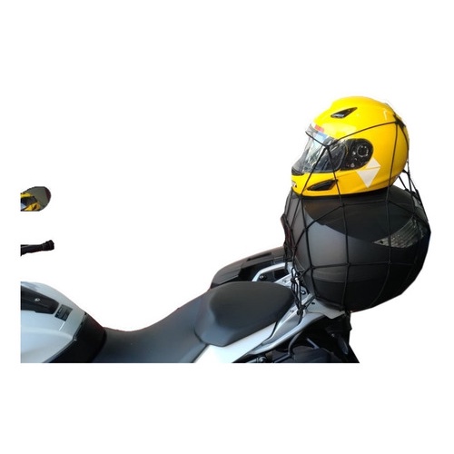 Rede Para Bagageiro Moto Capacete 55 X 55cm — imagem 2 de 2