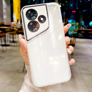 Estojo De Telefone Simples Para Infinix Hot 30i 30 Play X6831 X669 X669C X669D Proteção Transparente À Prova De Choque