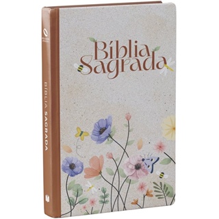 Bíblia Sagrada Flores | NAA | Letra Normal | Capa Dura em Oferta na Shopee