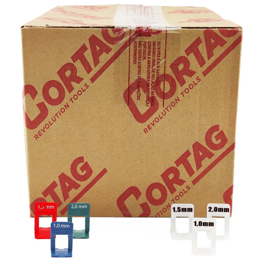 500 Niveladores / Espaçadores Slim Variações 1mm, 1.5mm, 2mm Porcelanatos Pisos Cortag em Oferta na Shopee