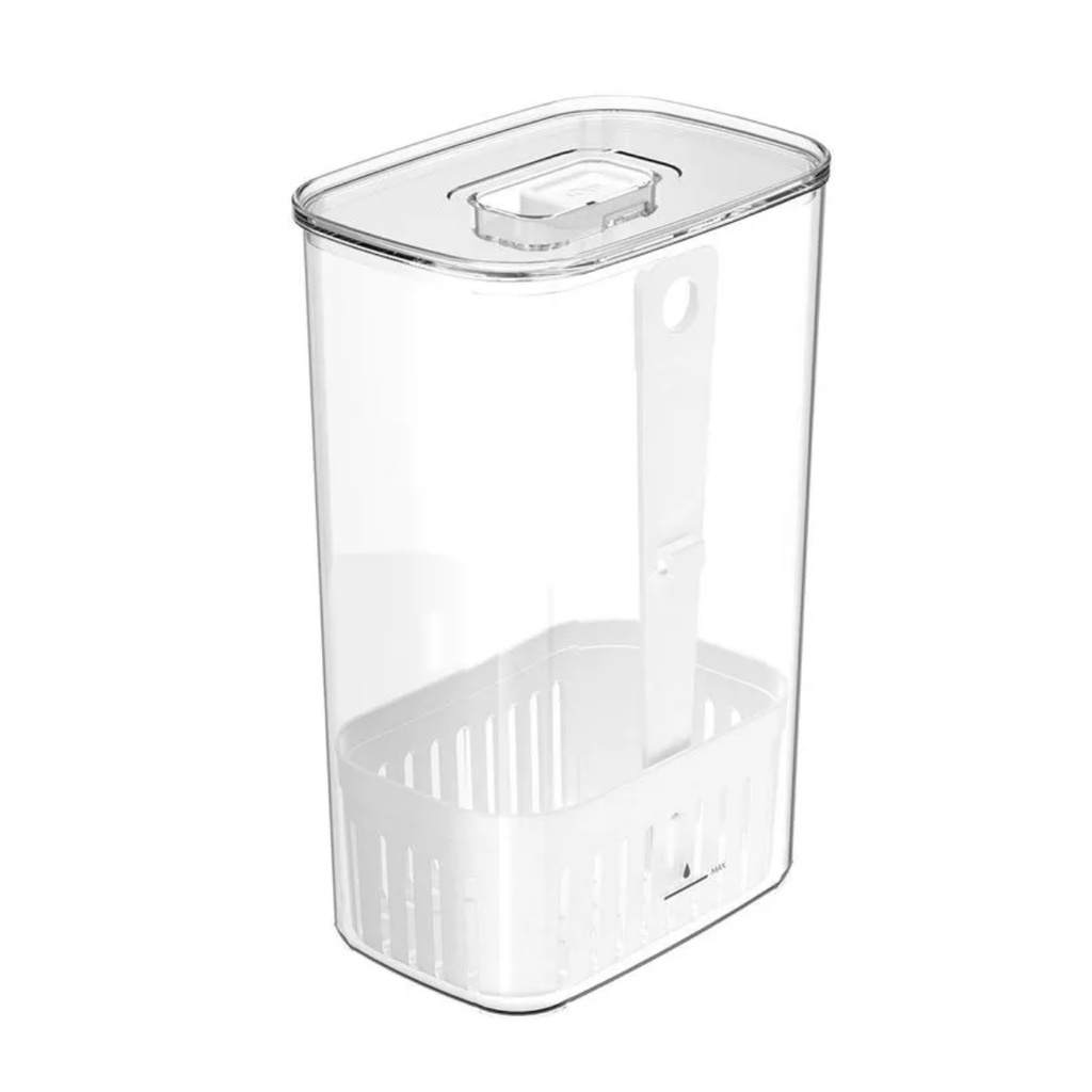 Organizador De Geladeira Porta Temperos Frescos Clear Fresh 2,3L Cozinha em Oferta na Shopee