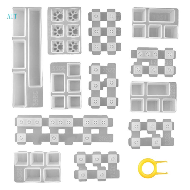 Melhor Novidade Para Capa De Chave Molde De Silicone Epóxi De Cristal UV Moldes Manual Teclado Mecânico Artesanato De Bricolagem