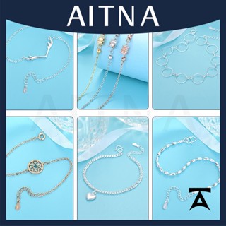 Pulseira Aitna Ajustável 925 Sterling Silver Opal Bracelet for Women , Pulseiras Para Meninas Aniversário Jóias Presente