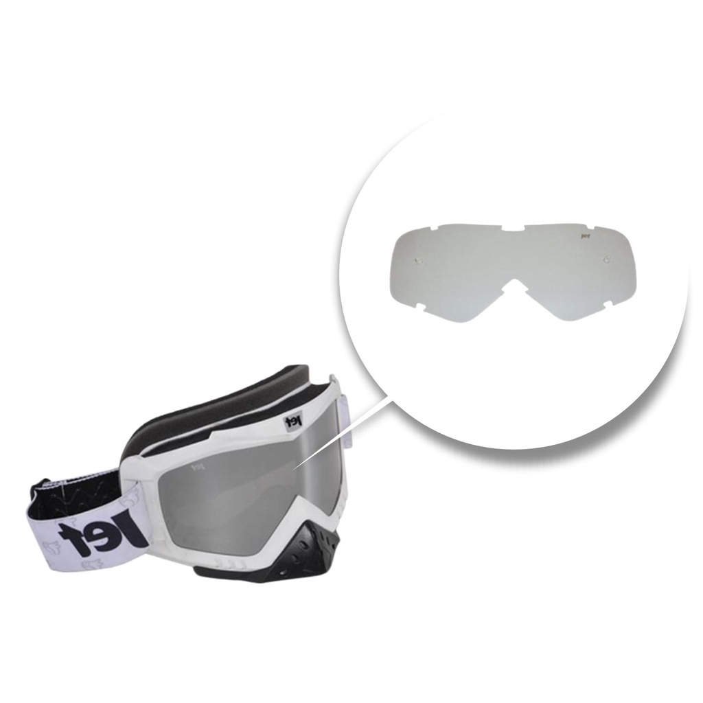 Lente Para Óculos Raptor Cristal Jet Adventure Motocross Enduro