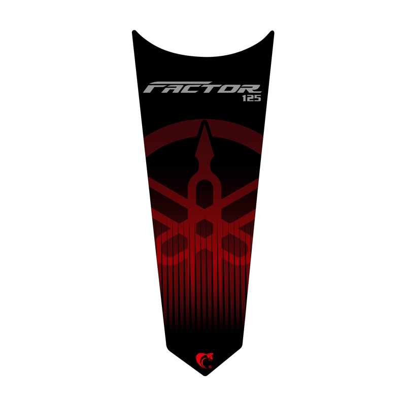 Adesivo Faixa Gravata Tanque Moto Yamaha Factor 125 VERMELHO KA88