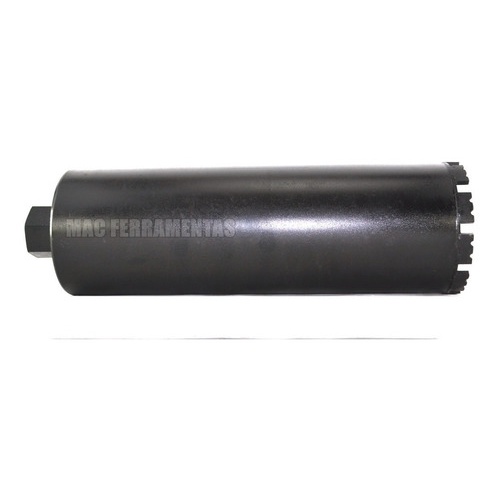 Serra Copo Diamantada (Broca / Coroa) para uso em Perfuratriz - 108mm X 370mm - Rosca M22