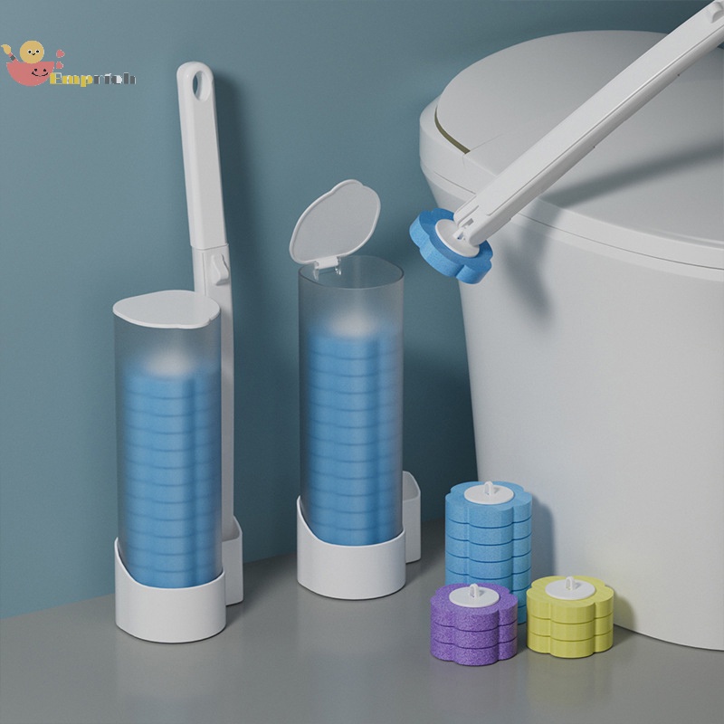 EMCH> Disposable Toilet Brush Replacement Head 60-100 pcs,  House Cleaning Tool new