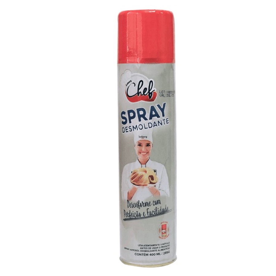 Spray Desmoldante 400ml - 1 unidade - Iceberg Chef -