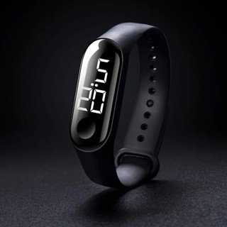 Relógio Digital smartwatch Aprova De Agua Pulseira Silicone Led