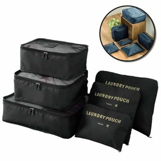 Kit 6 Organizador De Mala De Bagagem Viagem Kit 6 Necessaire Bolsa SusStore